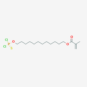 molecular formula C16H29Cl2O3PS B13848097 12-Methacryloyldodecyl Thiophosphorodichloridate 