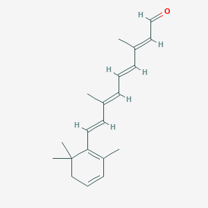 molecular formula C20H26O B138481 3-Dehydroretinal CAS No. 472-87-7