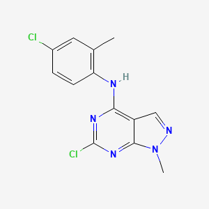 6-Chloro-N-(4-chloro-2-methylphenyl)-1-methyl-1H-pyrazolo[3,4-d]pyrimidin-4-amine