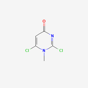 molecular formula C5H4Cl2N2O B13848126 2,6-Dichloro-1-Methylpyrimidin-4(1H)-one 