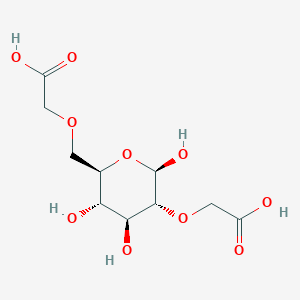 molecular formula C10H16O10 B13848148 2-[[(2R,3S,4S,5R,6R)-5-(carboxymethoxy)-3,4,6-trihydroxyoxan-2-yl]methoxy]acetic acid 