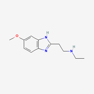N-Ethyl-N-[2-(5-methoxy-1H-benzimidazol-2-YL)-ethyl]amine