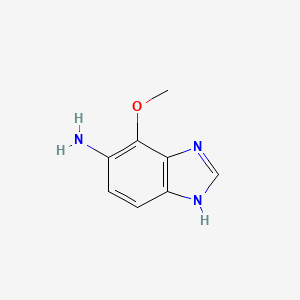 molecular formula C8H9N3O B13848181 6-Amino-7-Methoxy-1H-benzimidazol 