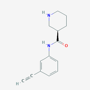 (3R)-N-(3-ethynylphenyl)piperidine-3-carboxamide