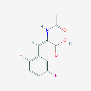 2-Acetylamino-3-(2,5-difluorophenyl)acrylic acid
