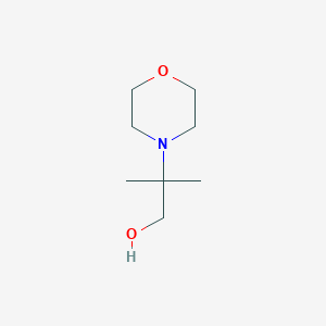 molecular formula C8H17NO2 B1384828 2-Methyl-2-(4-morpholinyl)-1-propanol CAS No. 858197-58-7