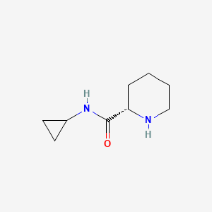 (2S)-N-cyclopropylpiperidine-2-carboxamide