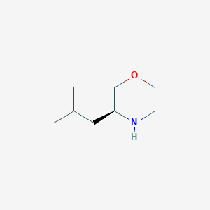 molecular formula C8H17NO B1384840 (S)-3-Isobutylmorpholine CAS No. 77897-22-4