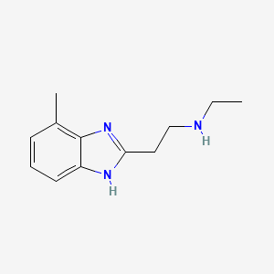 N-Ethyl-N-[2-(4-methyl-1H-benzimidazol-2-YL)ethyl]amine