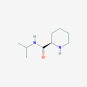 (2R)-N-(propan-2-yl)piperidine-2-carboxamide