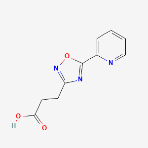 3-(5-(Pyridin-2-yl)-1,2,4-oxadiazol-3-yl)propanoic acid