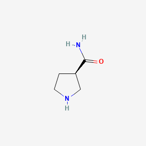 molecular formula C5H10N2O B1384867 (R)-Pyrrolidine-3-carboxamide CAS No. 848488-76-6