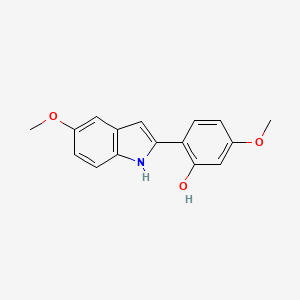 5-methoxy-2-(5-methoxy-1H-indol-2-yl)phenol