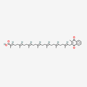 molecular formula C46H62O4 B13848694 Menaquinone-7-carboxylic Acid 