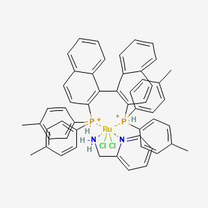 Dichloro[(R)-(+)-2,2'-bis(di-p-tolylphosphino)-1,1'-binaphthyl](2-aminomethylpyridine)ruthenium(II)