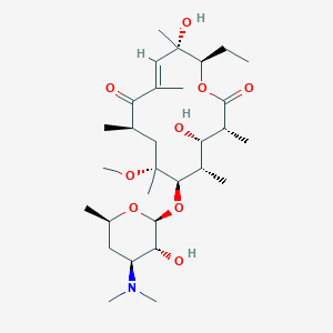 (10E)-3-O-De(alpha-L-cladinose)-10-dehydro-11-dehydroxy-6-O-methyl-erythromycin