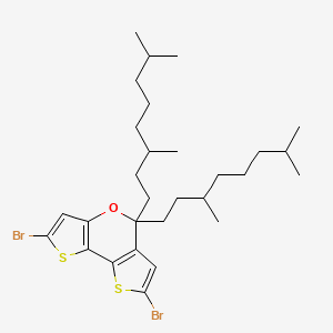 4,11-dibromo-8,8-bis(3,7-dimethyloctyl)-7-oxa-3,12-dithiatricyclo[7.3.0.02,6]dodeca-1(9),2(6),4,10-tetraene