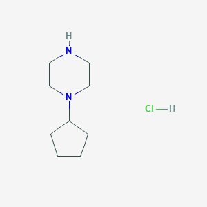 molecular formula C9H19ClN2 B13848739 1-Cyclopentylpiperazine hydrochloride 