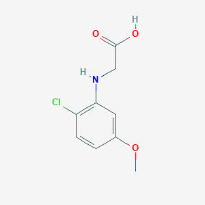 2-(2-Chloro-5-methoxyanilino)acetic acid