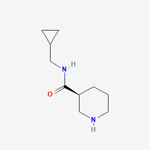molecular formula C10H18N2O B1384877 (3S)-N-(cyclopropylmethyl)piperidine-3-carboxamide CAS No. 1567924-96-2