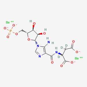 N-Succinyl-5-aminoimidazole-4-carboxamide Ribose 5'-Phosphate Dibarium Salt-d3