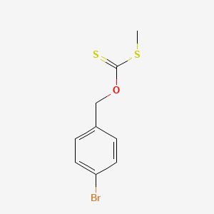 molecular formula C9H9BrOS2 B13848791 O-[(4-Bromophenyl)methyl] S-methyl carbonodithioate CAS No. 188432-41-9