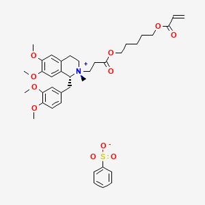 molecular formula C38H49NO11S B13848792 cis-Monoacrylate Atracurium Besylate 