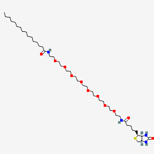 Palmitic-amide-PEG8-Biotin
