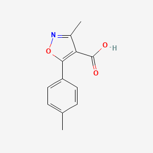 3-Methyl-5-(4-methylphenyl)-1,2-oxazole-4-carboxylic acid