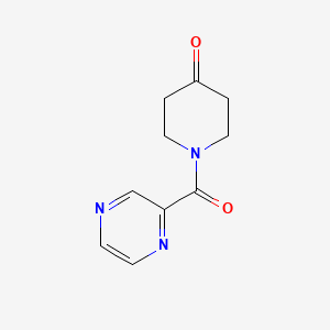 1-(2-Pyrazinylcarbonyl)-4-piperidinone