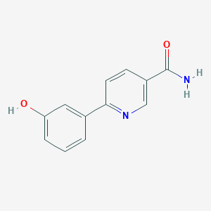 6-(3-Hydroxyphenyl)pyridine-3-carboxamide