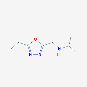 N-[(5-Ethyl-1,3,4-oxadiazol-2-YL)methyl]propan-2-amine