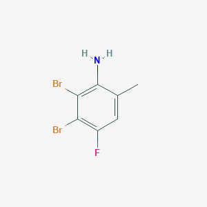 2,3-Dibromo-4-fluoro-6-methylaniline