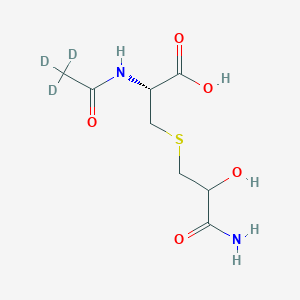 N-Acetyl-S-(2-hydroxy-3-propionamide)-L-cysteine-d3