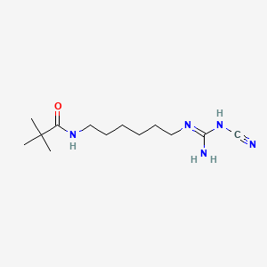 N-(6-(3-Cyanoguanidino)hexyl)pivalamide