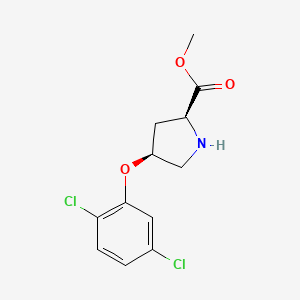 Methyl (2S,4S)-4-(2,5-dichlorophenoxy)-2-pyrrolidinecarboxylate