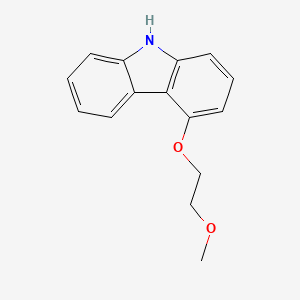 molecular formula C15H15NO2 B13849034 4-(Ethylenediol-methoxy)-9H-carbazole 