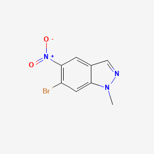 6-Bromo-1-methyl-5-nitro-1H-indazole