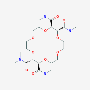 [2R-(2R*,3R*,11R*,12R*)]-N,N,N',N',N'',N'',N''',N'''-Octamethyl-1,4,7,10,13,16-hexaoxacyclooctadecane-2,3,11,12-tetracarboxamide