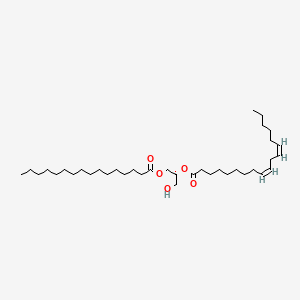 [(2R)-1-hexadecanoyloxy-3-hydroxypropan-2-yl] (9Z,12Z)-octadeca-9,12-dienoate