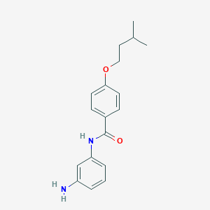 molecular formula C18H22N2O2 B1384914 N-(3-Aminophenyl)-4-(isopentyloxy)benzamide CAS No. 1020722-57-9