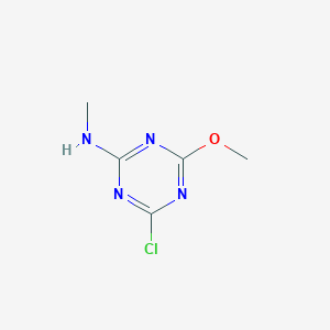 4-chloro-6-methoxy-N-methyl-1,3,5-triazin-2-amine