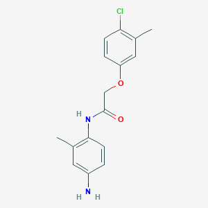 N-(4-Amino-2-methylphenyl)-2-(4-chloro-3-methylphenoxy)acetamide