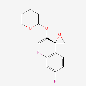 2-((1-((S)-2-(2,4-Difluorophenyl)oxiran-2-yl)vinyl)oxy)tetrahydro-2H-pyran