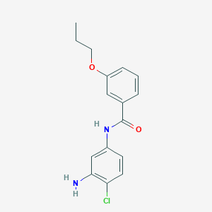 N-(3-Amino-4-chlorophenyl)-3-propoxybenzamide