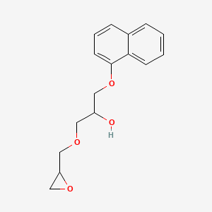 1-(Naphthalen-1-yloxy)-3-(oxiran-2-ylmethoxy)propan-2-ol