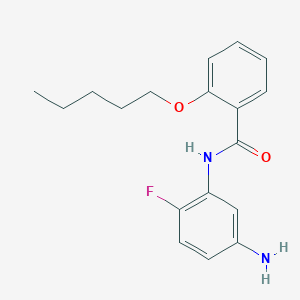 N-(5-Amino-2-fluorophenyl)-2-(pentyloxy)benzamide