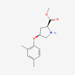 Methyl (2S,4S)-4-(2,4-dimethylphenoxy)-2-pyrrolidinecarboxylate