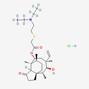 molecular formula C28H48ClNO4S B13849281 Tiamulin-d10Hydrochloride 