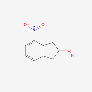 4-nitro-2,3-dihydro-1H-inden-2-ol